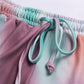 Multicolor Tie Dye Top & Drawstring Shorts Loungewear Set
