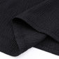 Black Textured Ruffle Trim Sleeveless One Shoulder Top