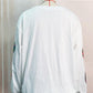 White Easter Sequin Egg Print Drop Shoulder Graphic Oversized Sweatshirt