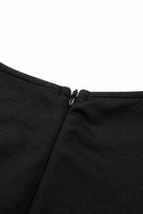 Black Solid Sleeveless Wide Leg Tank Jumpsuit