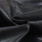 Black Crossed Dip Waist Sleek Leather Leggings
