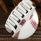 White Baseball Pattern Acrylic Large Hair Claw Clip